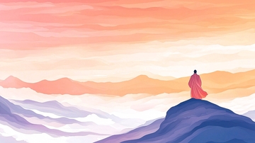 山巅独行者高清图片