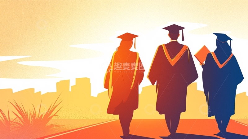 高清大图下载【趣麦麦图】毕业典礼剪影