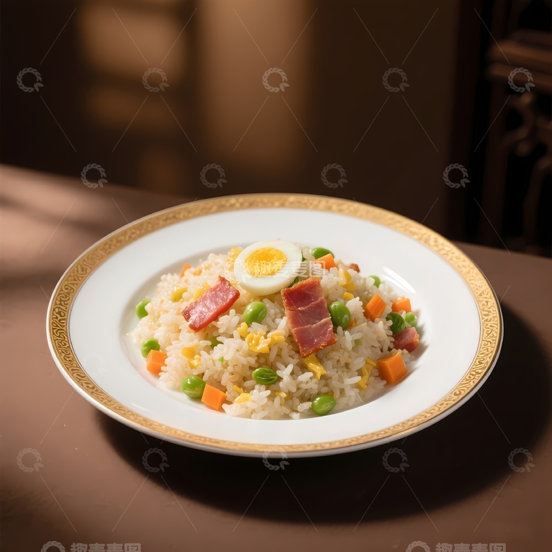 高清大图下载【趣麦麦图】扬州炒饭蛋炒饭4