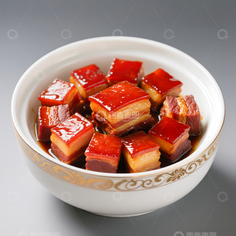 高清大图下载【趣麦麦图】东坡肉红烧肉 