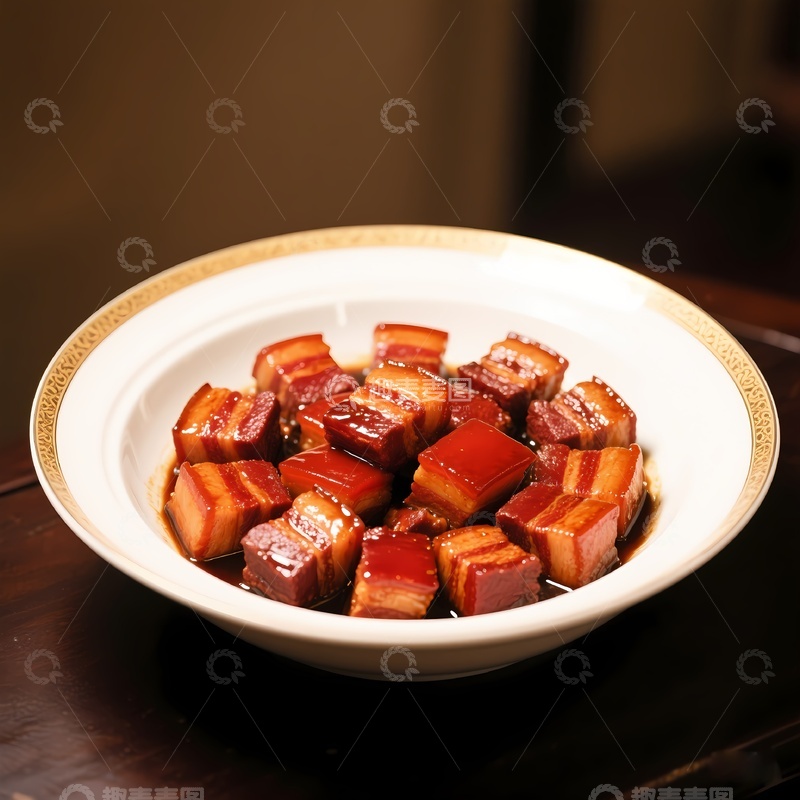 高清大图下载【趣麦麦图】东坡肉红烧肉1