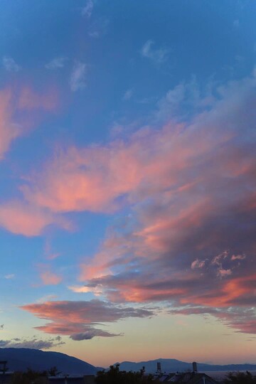 唯美火烧云晚霞1