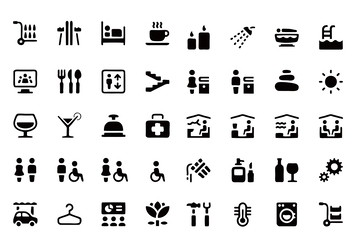 酒店指示系统图标