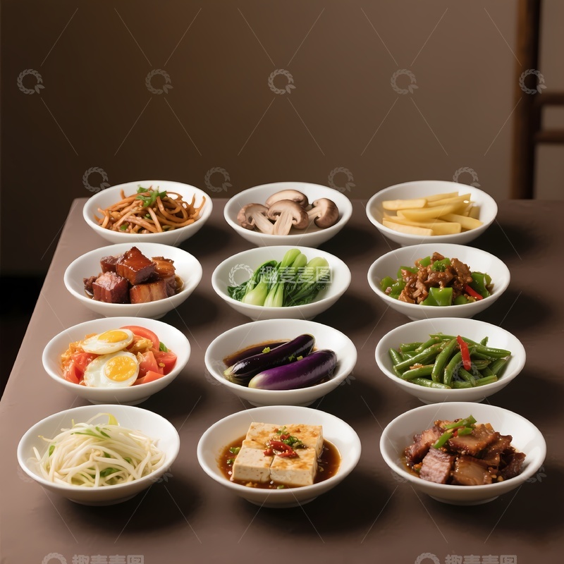 高清大图下载【趣麦麦图】-蒸菜小碗菜大碗菜7