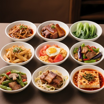 蒸菜小碗菜大碗菜