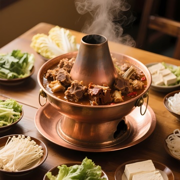 羊蝎子火锅摄影1