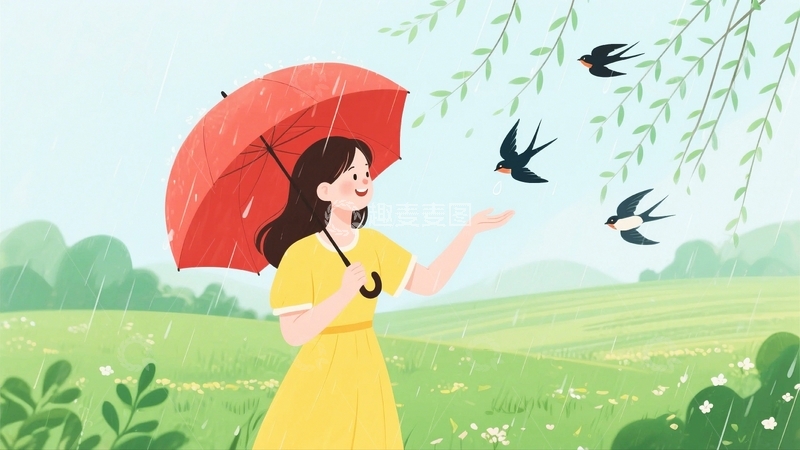 高清大图下载【趣麦麦图】春天风景背景1