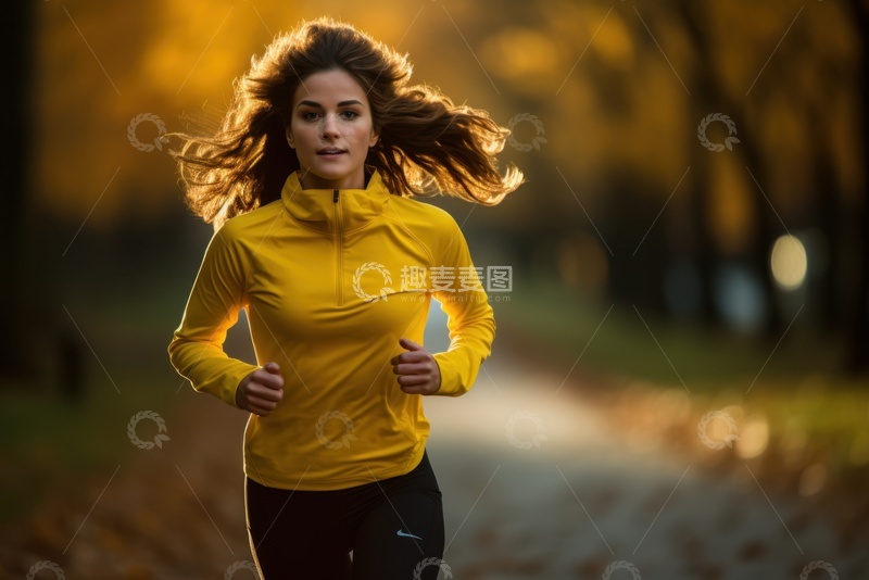 高清大图下载【趣麦麦图】早晨锻炼的女士