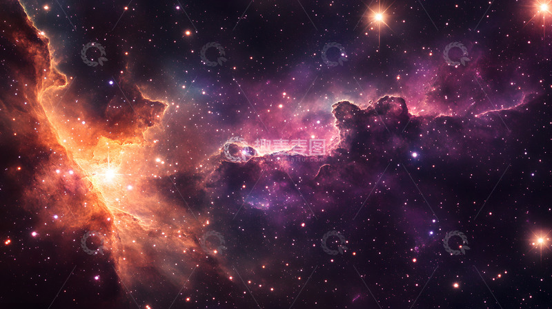 高清大图下载【趣麦麦图】宇宙星云星尘银河2