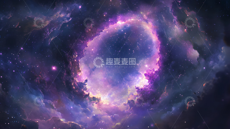 高清大图下载【趣麦麦图】宇宙星云星尘银河1