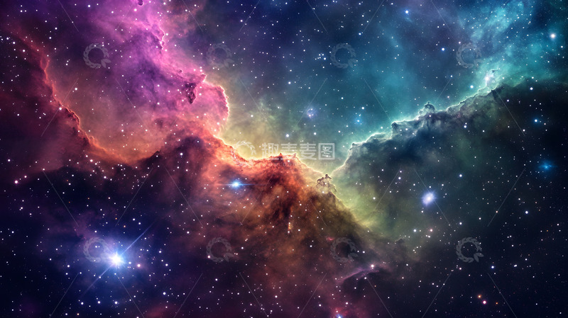高清大图下载【趣麦麦图】宇宙星云星尘银河3