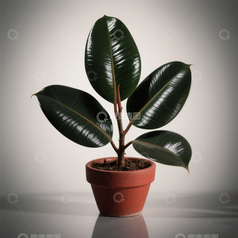 高清大图下载【趣麦麦图】橡皮树图