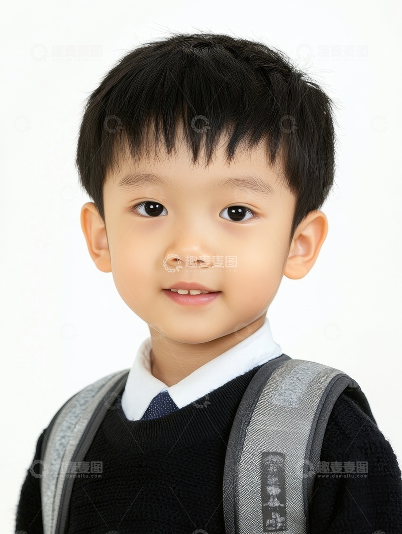 高清大图下载【趣麦麦图】可爱的小男孩