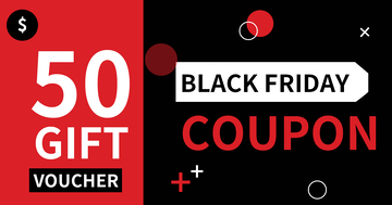 红黑拼接通用跨境电商横屏促销海报