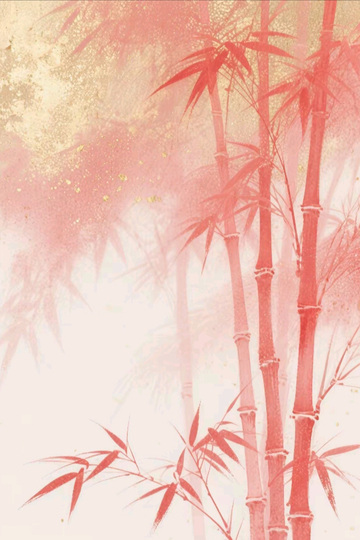 古风墨竹背景图1