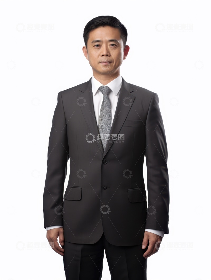 高清大图下载【趣麦麦图】穿着西装的男老板