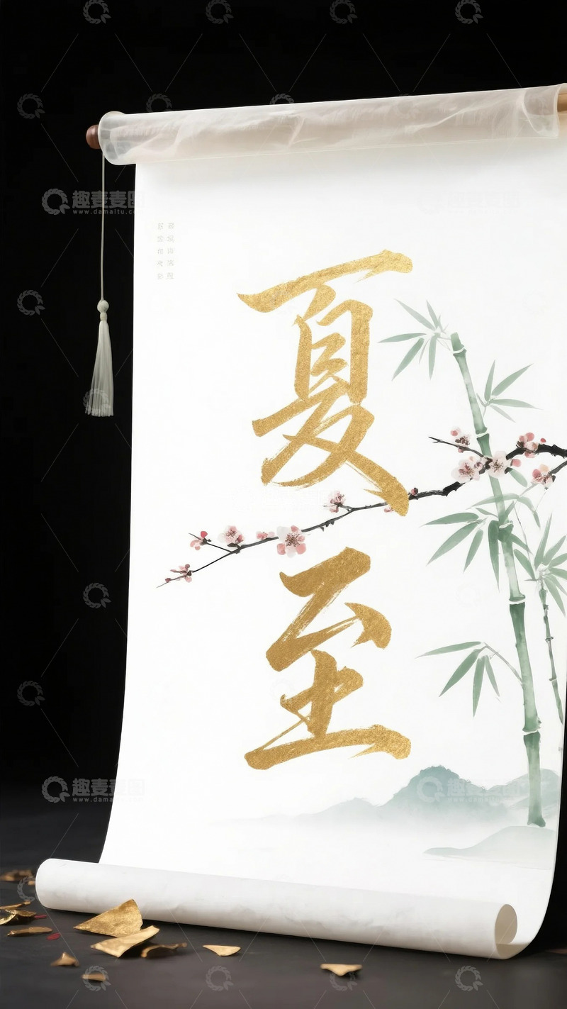 高清大图下载【趣麦麦图】夏至字体海报6