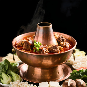 羊蝎子火锅摄影2