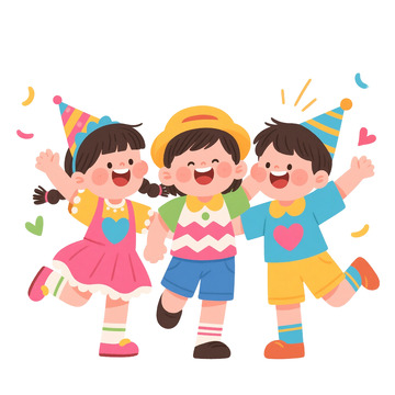 儿童节小朋友庆祝节日免抠元素2