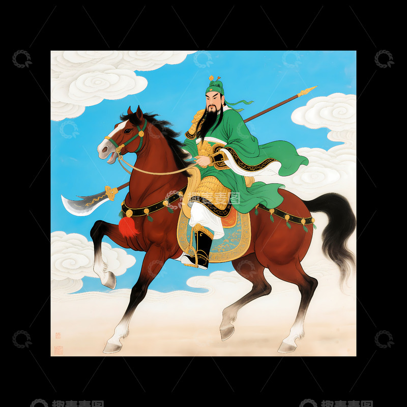 高清大图下载【趣麦麦图】关羽关公摄影