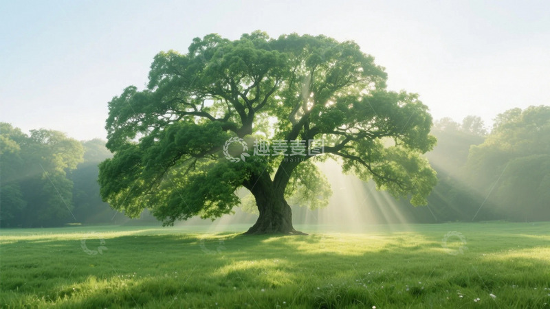 高清大图下载【趣麦麦图】参天大树背景
