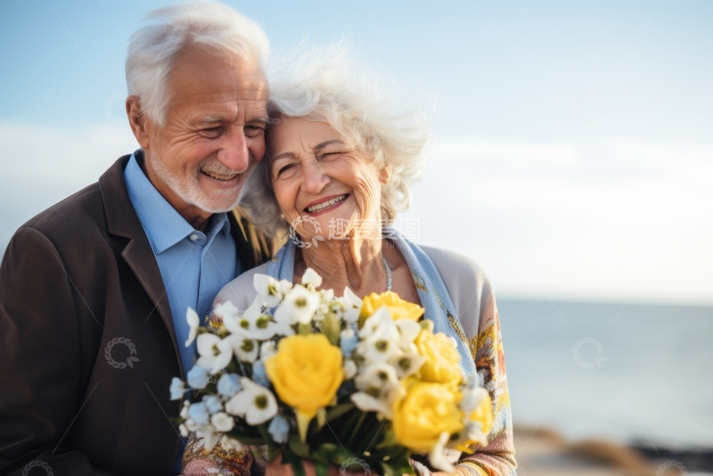 高清大图下载【趣麦麦图】恩爱的老年夫妻