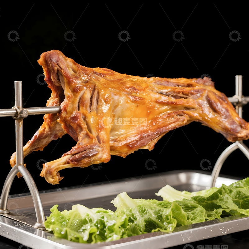 高清大图下载【趣麦麦图】烤全羊摄影图片