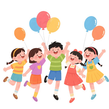 儿童节小朋友庆祝节日免抠元素3