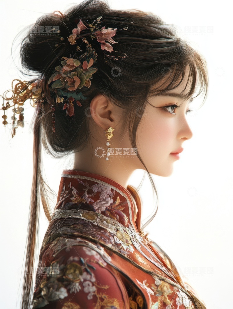 高清大图下载【趣麦麦图】古代古装女孩