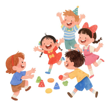 儿童节小朋友庆祝节日免抠元素6