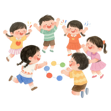 儿童节小朋友庆祝节日免抠元素4