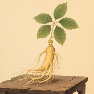 人参中药材摄影2