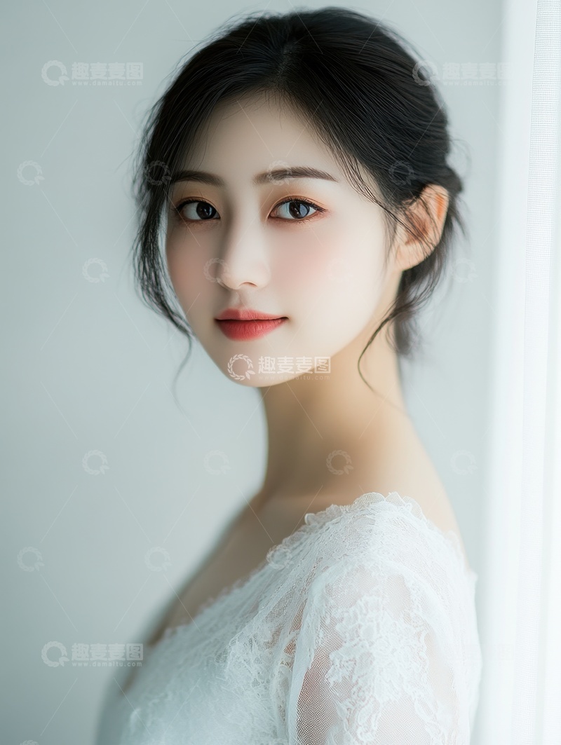 高清大图下载【趣麦麦图】一位年轻的美少女