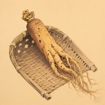 人参中药材摄影1