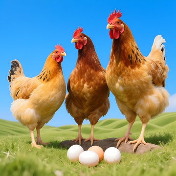 土鸡三黄鸡土鸡蛋1