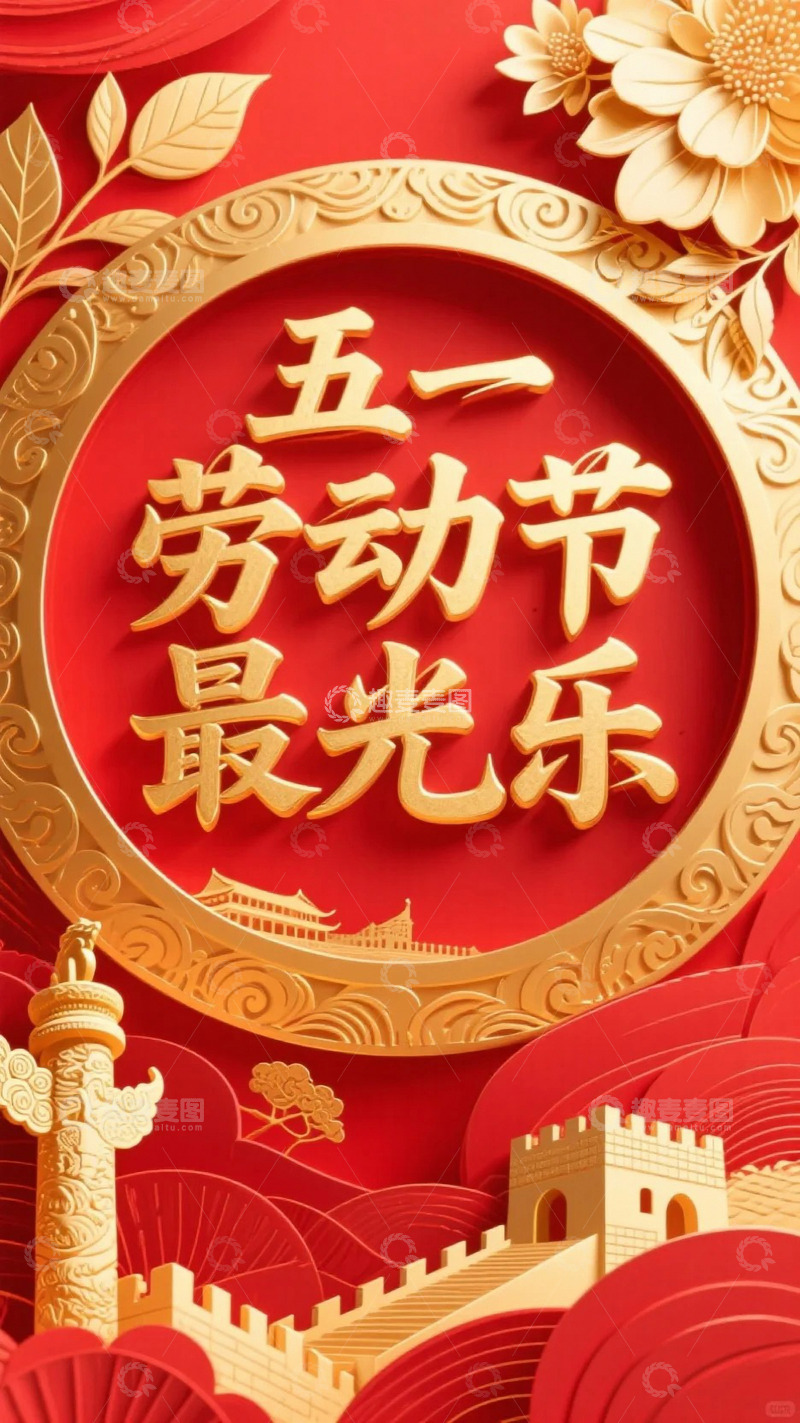 五一劳动节海报50