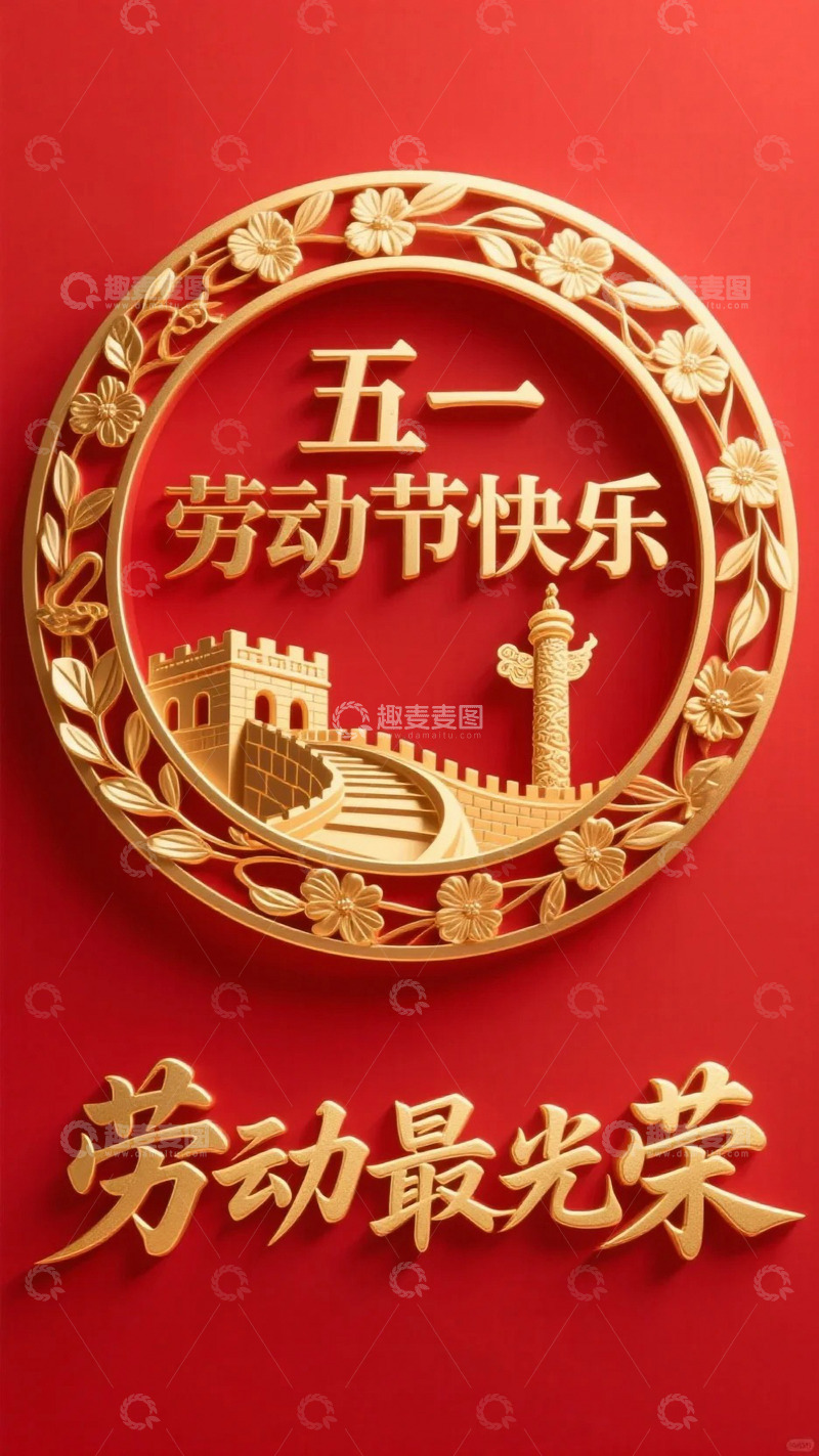五一劳动节海报49