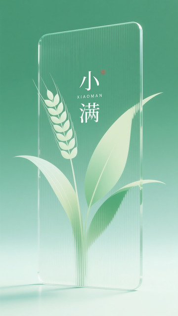 小满节气海报