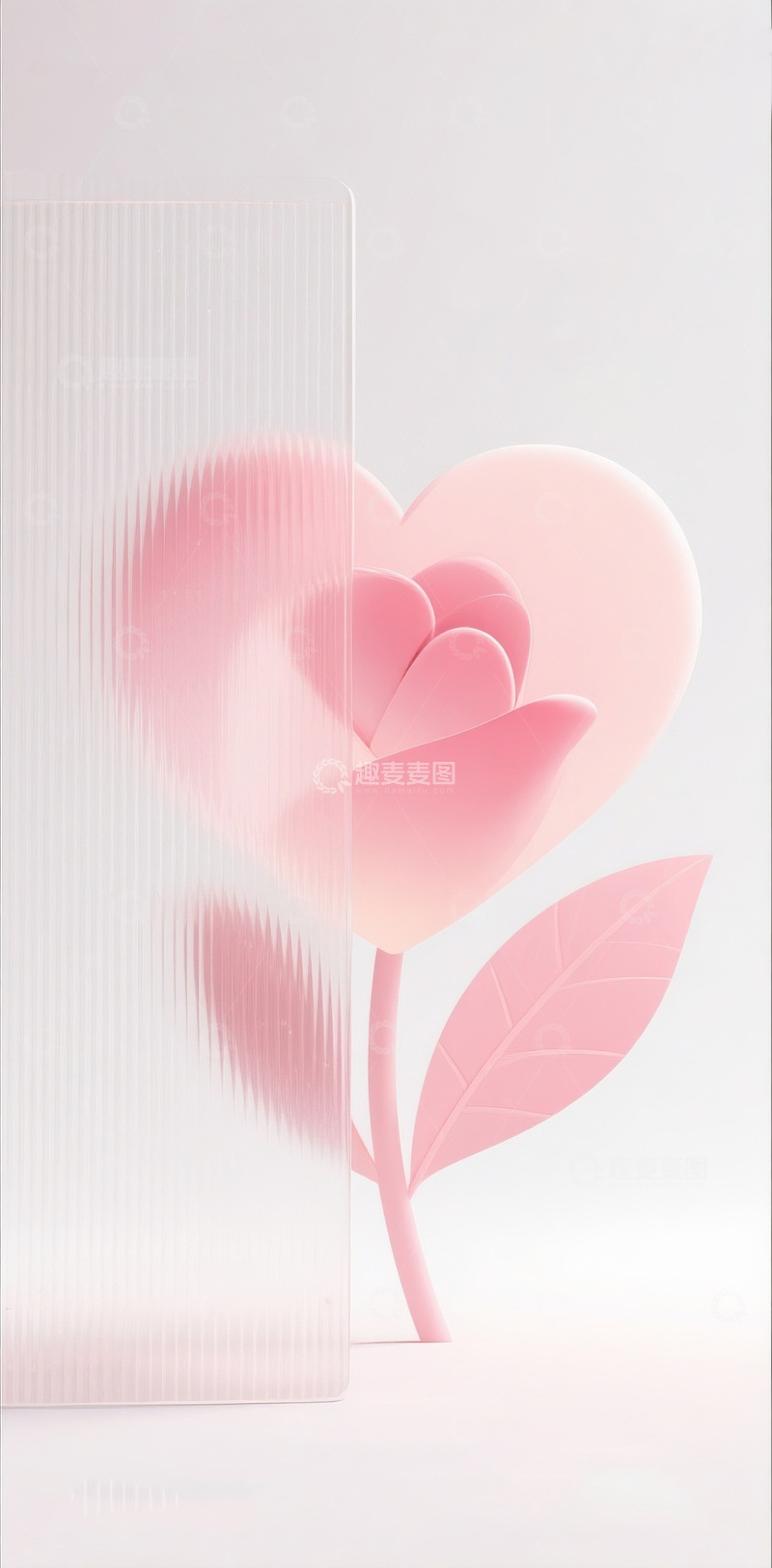 高清大图下载【趣麦麦图】520情人节海报背景