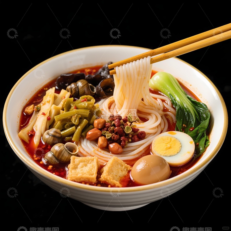 柳州螺蛳粉美食摄影