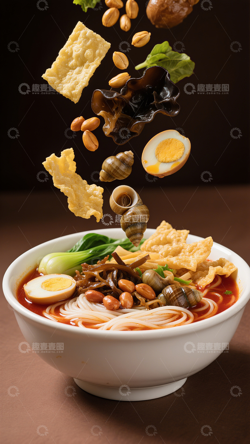 柳州螺蛳粉美食摄影2