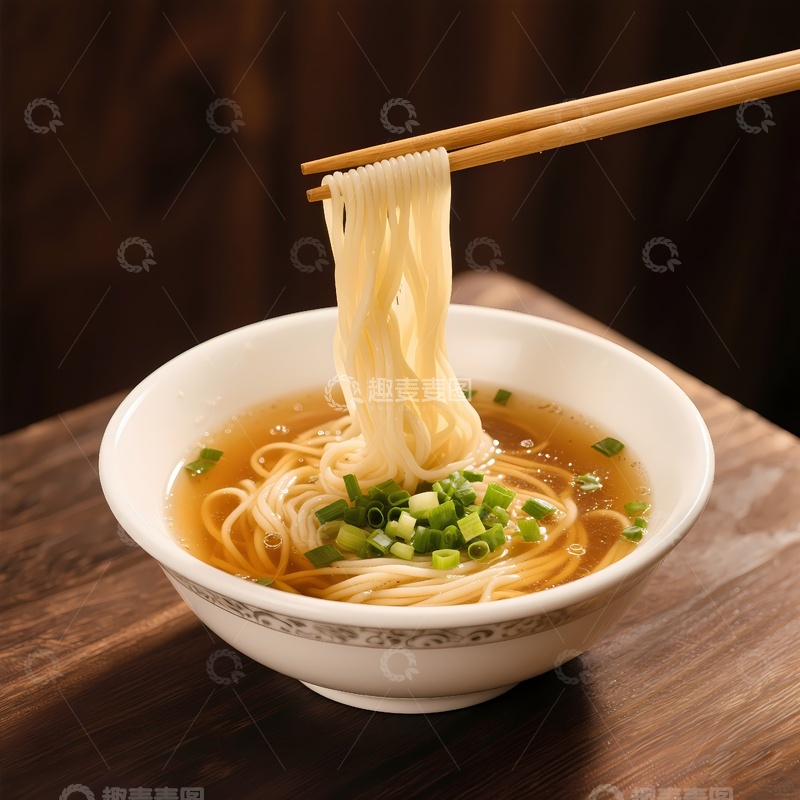 高清大图下载【趣麦麦图】阳春面清汤面