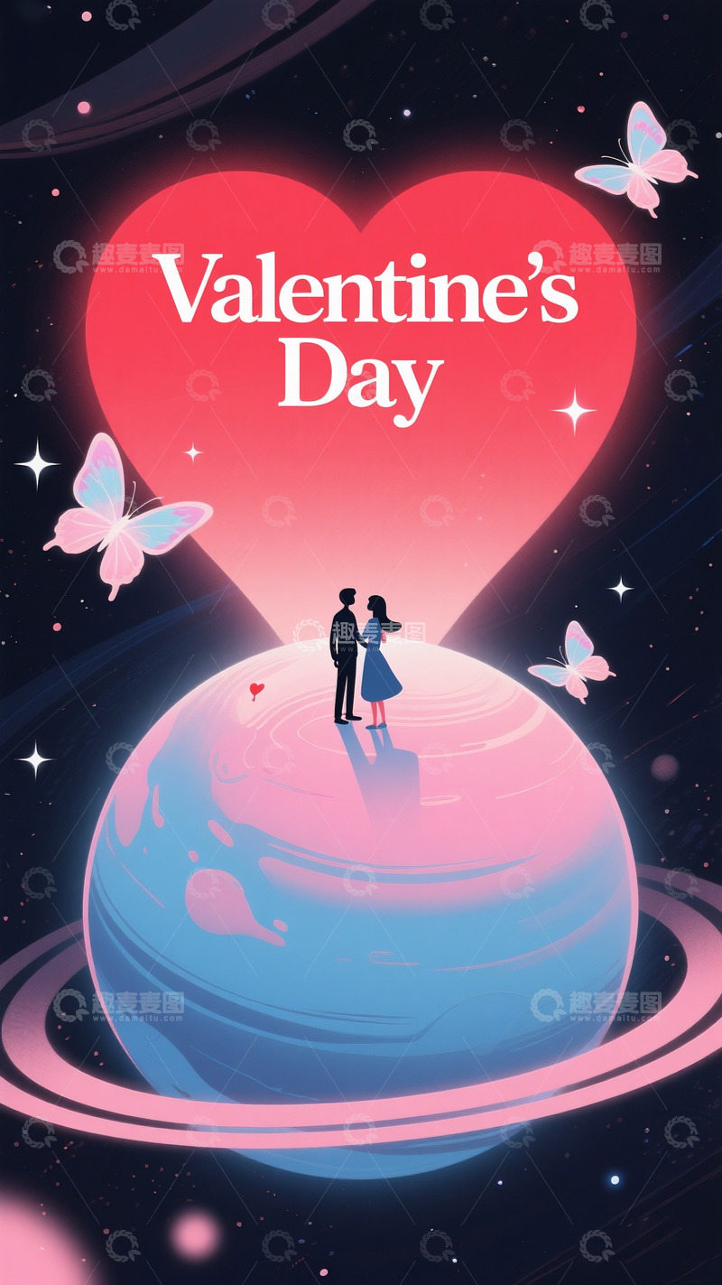 高清大图下载【趣麦麦图】520情人节海报5