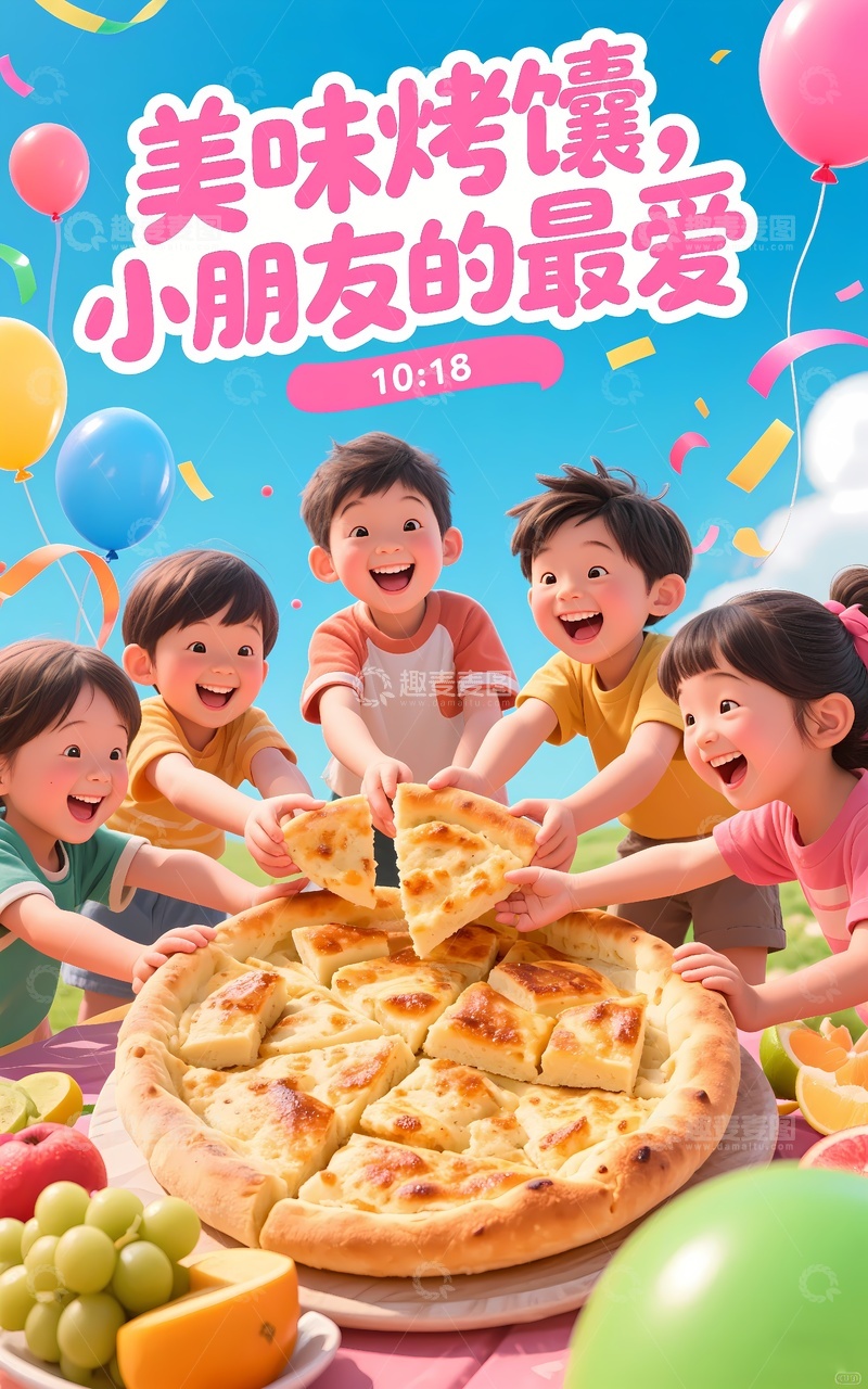 高清大图下载【趣麦麦图】新疆烤馕广告不合层图片