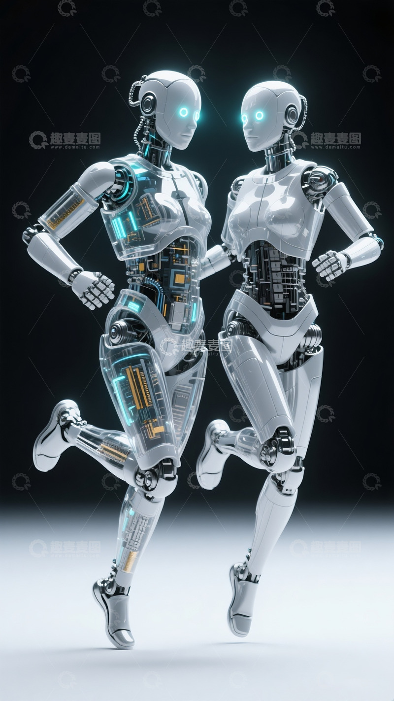 高清大图下载【趣麦麦图】未来风格概念机器人