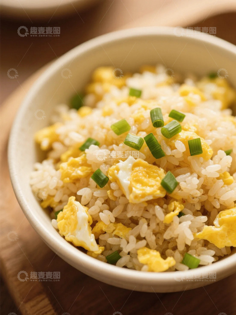 高清大图下载【趣麦麦图】美味的蛋炒饭什锦炒饭虾仁炒饭3