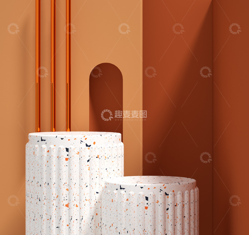 电商立体创意背景图76