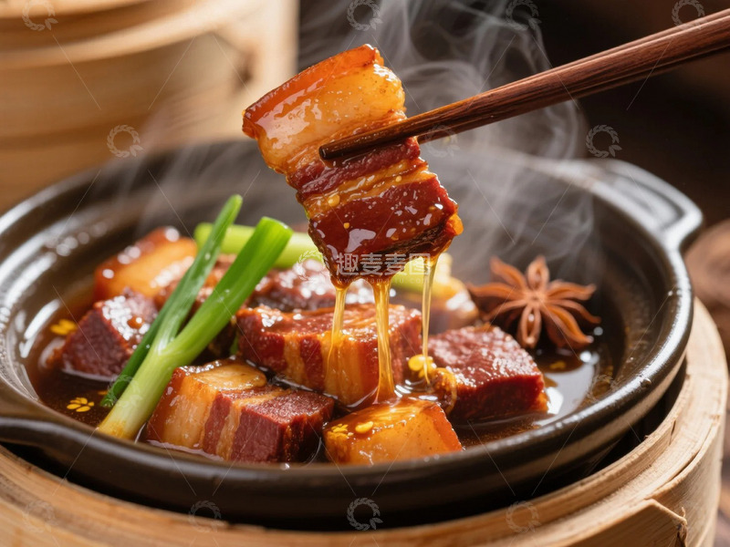 高清大图下载【趣麦麦图】美味多汁的红烧肉2