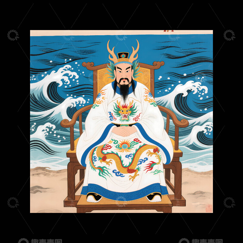 高清大图下载【趣麦麦图】四海龙王摄影