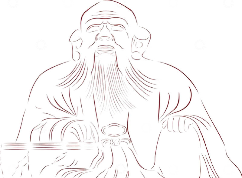 高清大图下载【趣麦麦图】老子和老君山